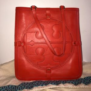 Gorgeous Leather Tory Burch Tote Bag